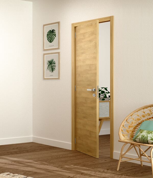 Portes intérieures - portes en bois brut à finir/ › Comptoir des Bois