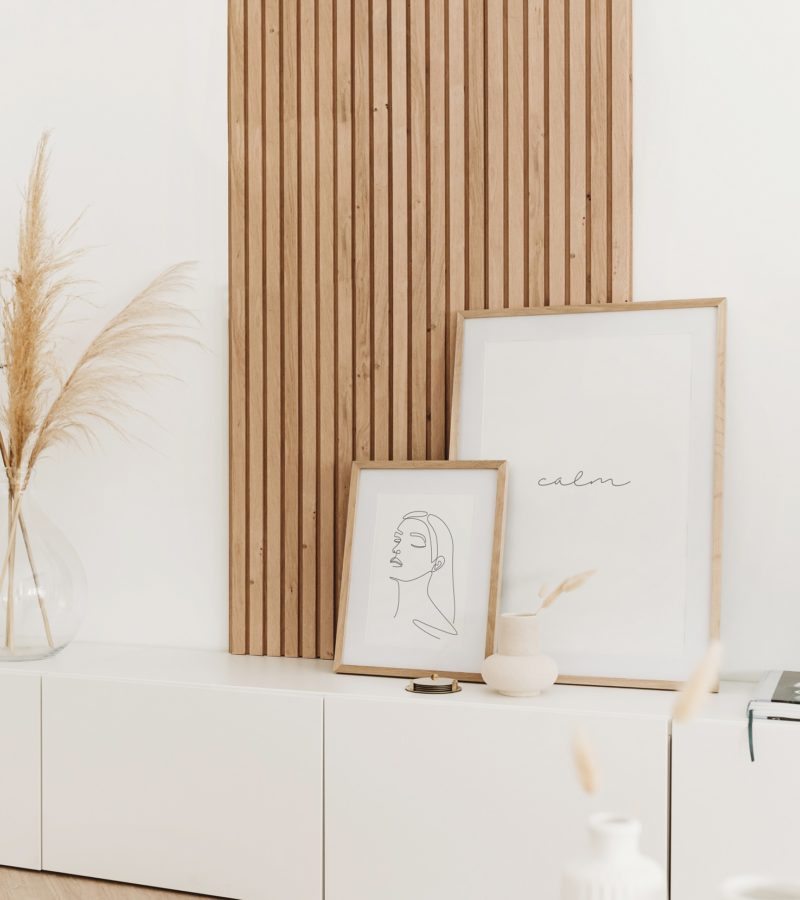 Tasseau en bois couleur bois naturel